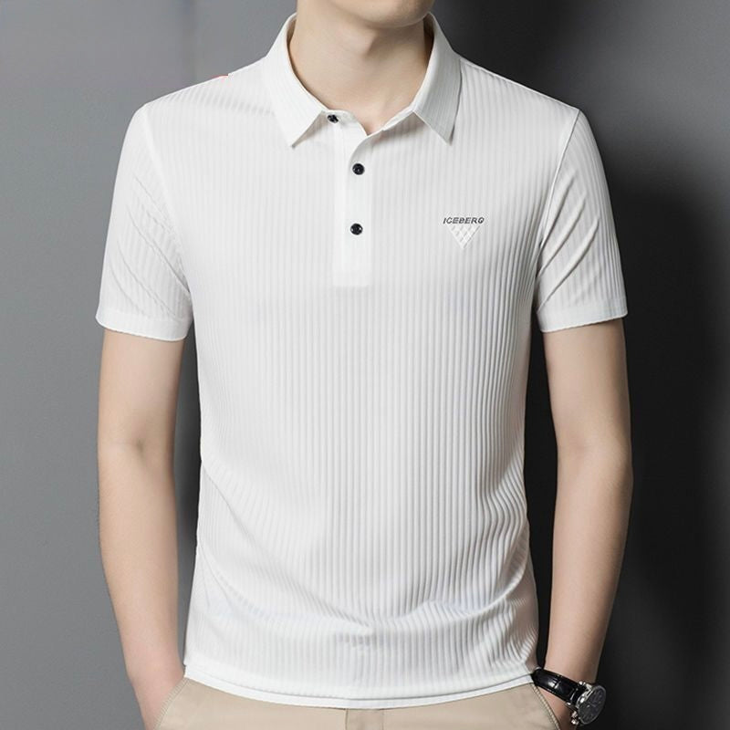 Relaxed Fit Solid Crewneck T-Shirt Men