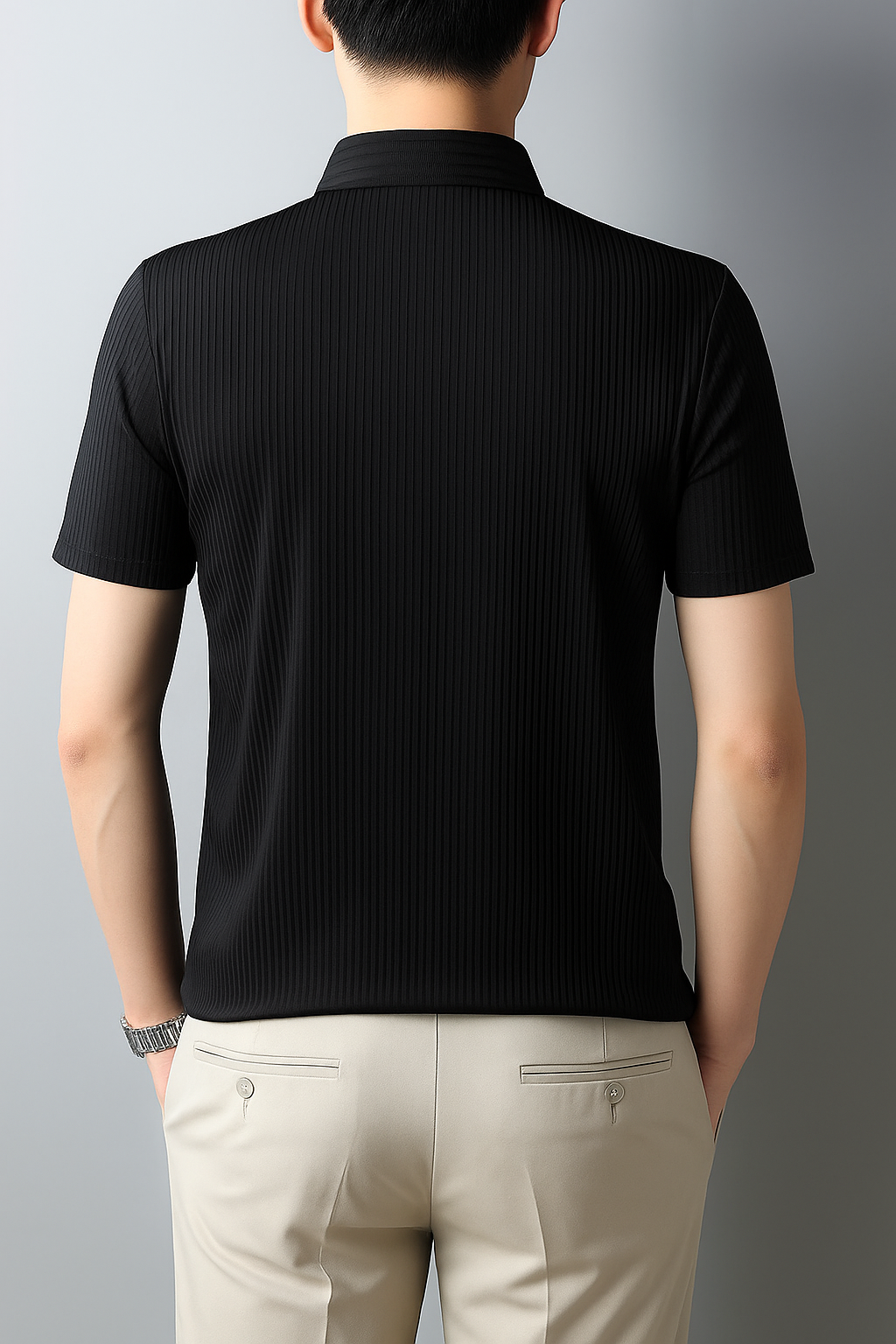 Plain Solid Basic Casual T-Shirt Men