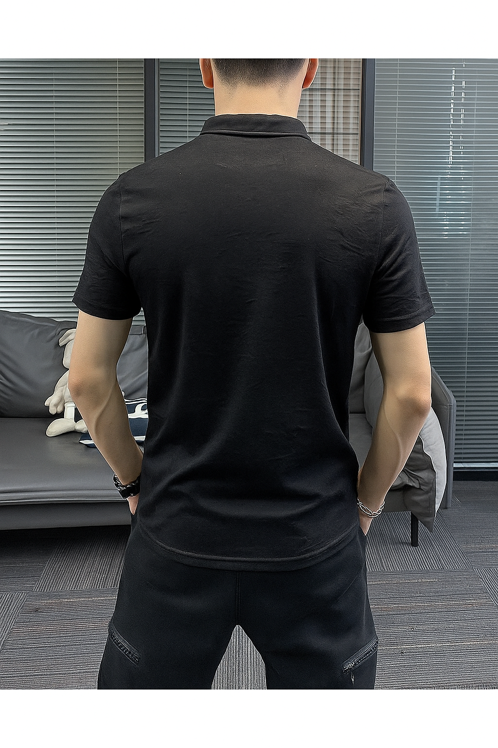 Vintage Wash Retro Style T-Shirt Men